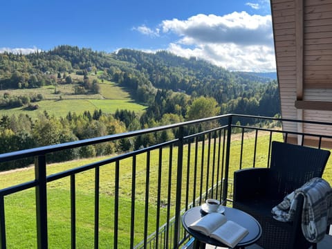 Day, View (from property/room), Balcony/Terrace, Seating area, Mountain view