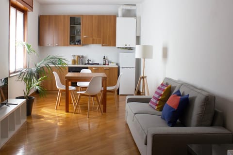 Kitchen or kitchenette, Living room, Dining area