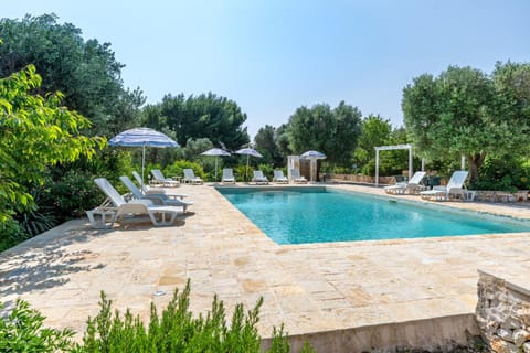 Property building, Living room, Swimming pool