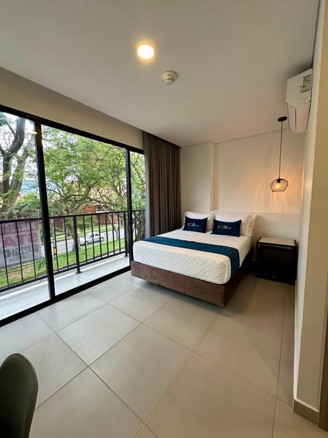 Bed, Balcony/Terrace, Photo of the whole room, Bedroom, air conditioner