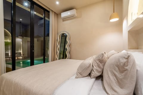 Bed, View (from property/room), Bedroom, air conditioner