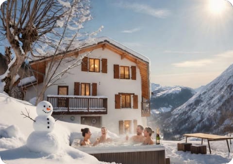 Hot Tub, Mountain view