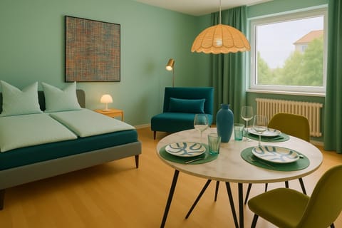 Design Apartment mit Parkplatz - 15 min Flughafen Apartment in Offenbach