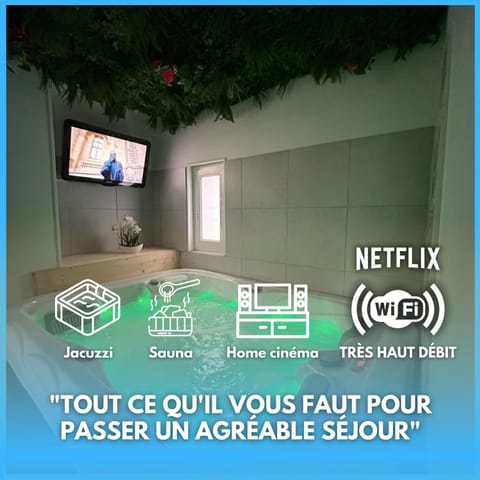 Évasion Spa Jacuzzi Sauna Home cinéma Apartment in Eckbolsheim