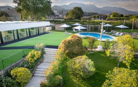 Property building, Natural landscape, Garden, Garden view, Pool view, Swimming pool, sunbed
