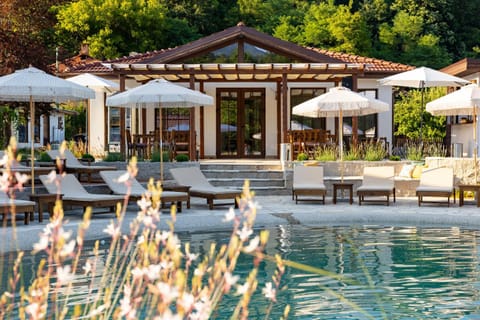 Patio, Natural landscape, Garden, Garden view, Pool view