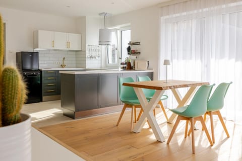 Kitchen or kitchenette, Dining area, dishwasher, oven, stove