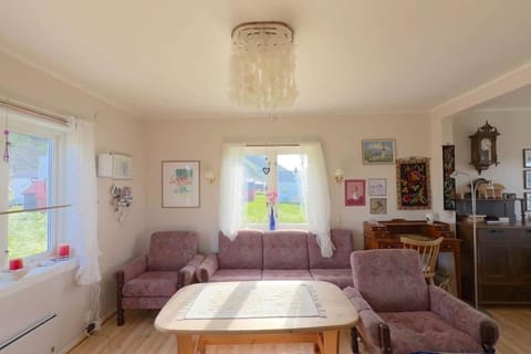 Lofoten midnight sun spot house on the beach House in Lofoten