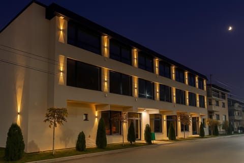 Property building, Night, Street view