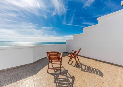 Day, View (from property/room), Balcony/Terrace, Sea view, sunbed