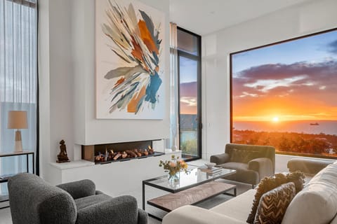 View (from property/room), Living room, Sea view, Sea view