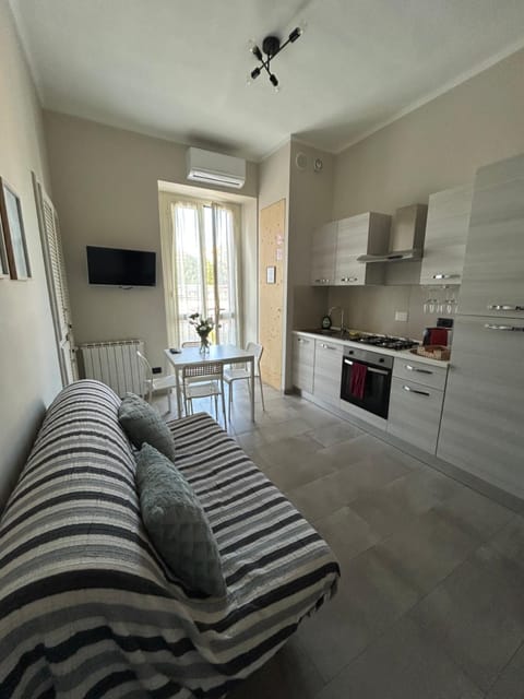 Living room, kitchen
