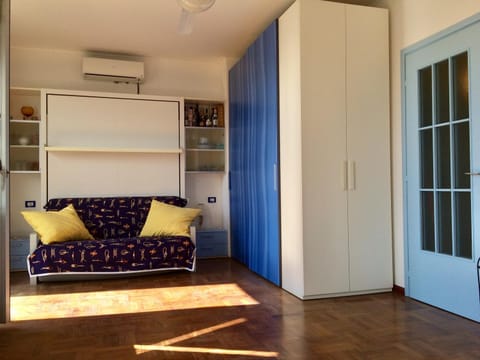 Living room, wardrobe, air conditioner