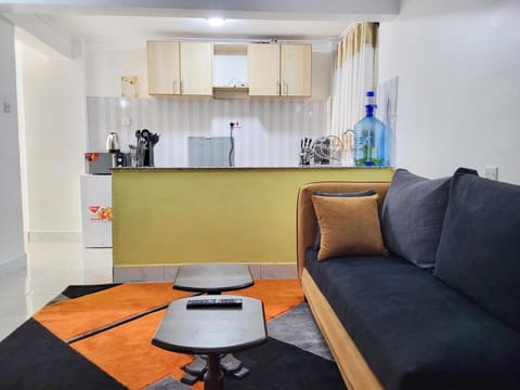 Kitchen or kitchenette, Living room, Dining area