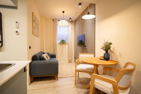 Living room, Seating area, Dining area