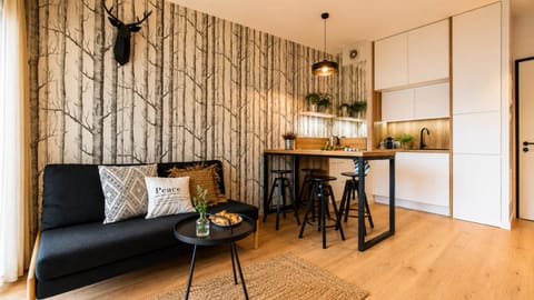 Kitchen or kitchenette, Living room