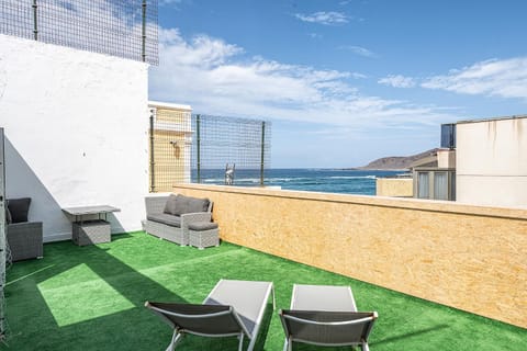 Natural landscape, View (from property/room), Balcony/Terrace, Sea view