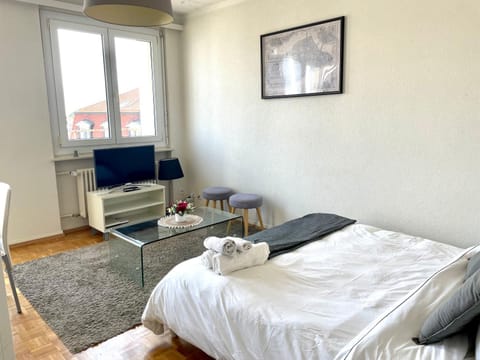 Beautiful studio 2 minutes from Lausanne Train Station Apartment in Lausanne
