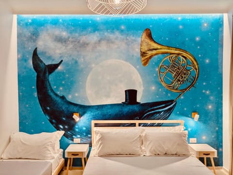 Bed, Photo of the whole room, Decorative detail, Bedroom