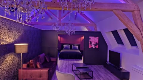 Bed, View (from property/room), Living room, Bedroom