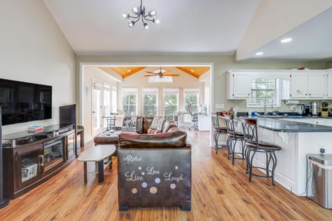 Lakefront Home with Private Boat Dock on Lake Lanier House in Lake Lanier