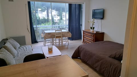 Bed, TV and multimedia, Balcony/Terrace, Living room, Dining area