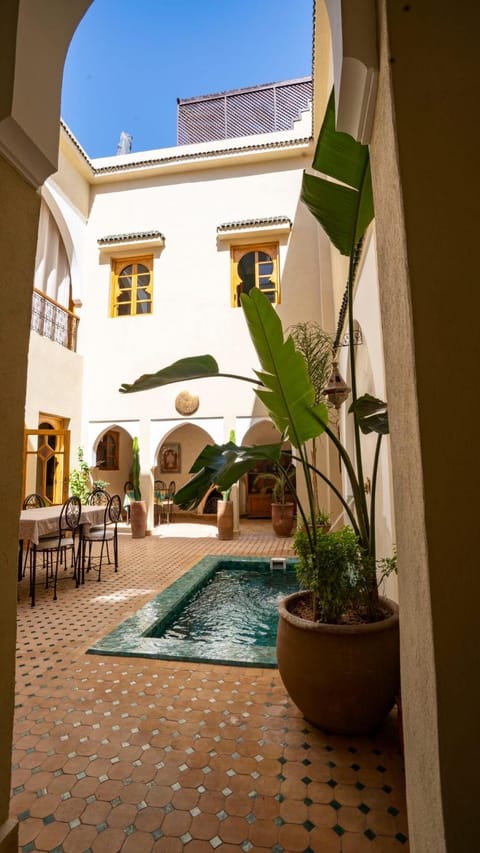 Patio, Pool view