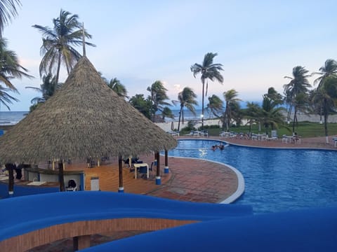 Natural landscape, Pool view, Swimming pool, sunbed