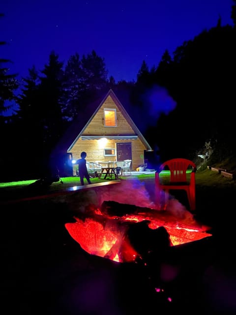 Night, BBQ facilities, group of guests