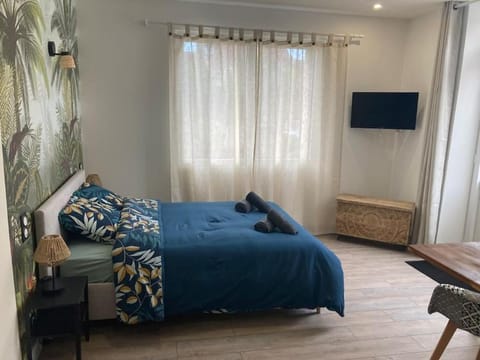 Bed, TV and multimedia, Photo of the whole room, Bedroom