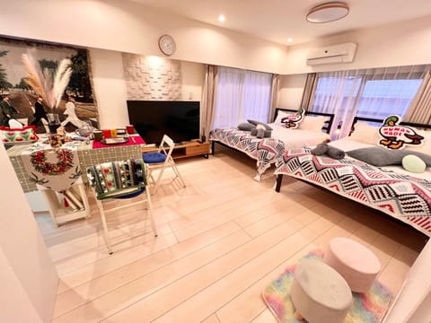 Living room, Bedroom