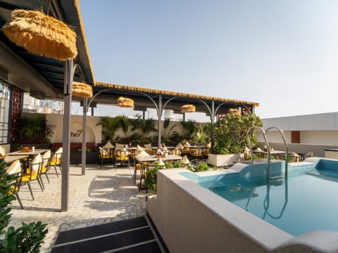 Patio, Day, Balcony/Terrace, Pool view