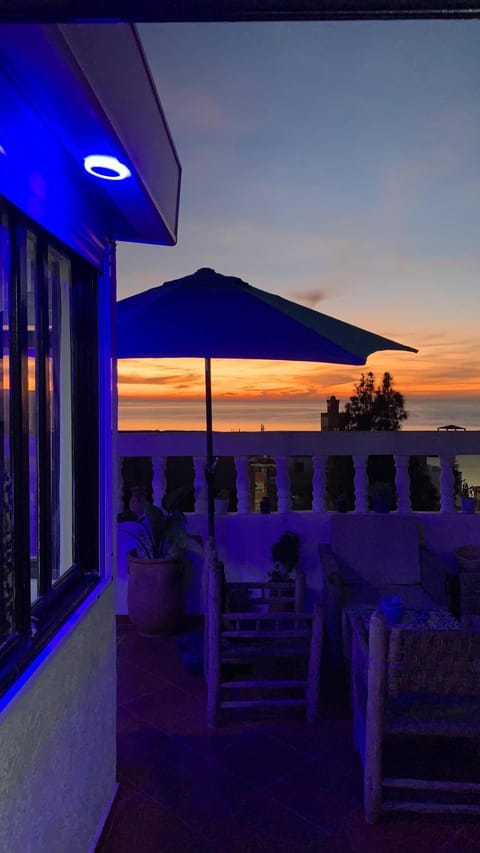 Natural landscape, View (from property/room), Balcony/Terrace, Sunset