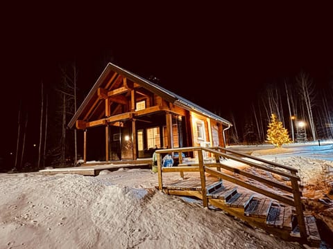 Arctic log house Hirvas Chalet in Rovaniemi