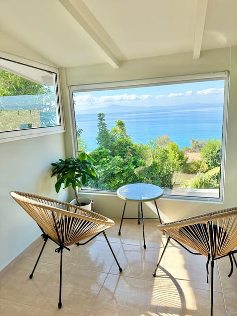 Natural landscape, View (from property/room), Seating area, Sea view