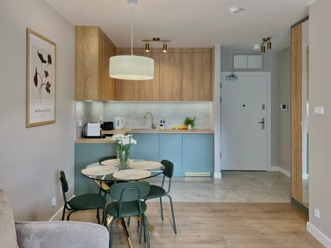 Kitchen or kitchenette, Living room, Dining area