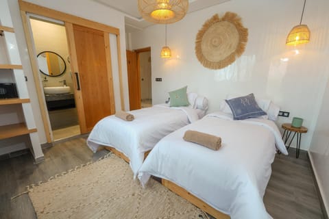 Bed, Photo of the whole room, Bedroom, towels, wardrobe