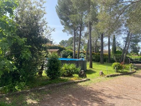 Natural landscape, Garden, Swimming pool