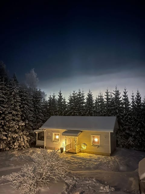 Property building, Night, Natural landscape, Winter