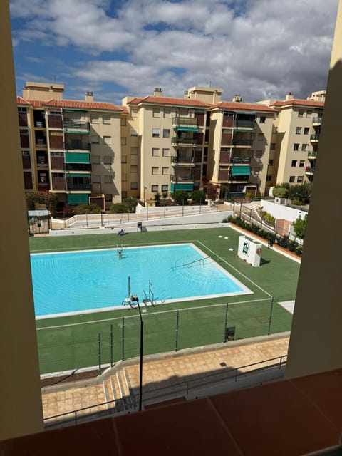 Property building, Pool view
