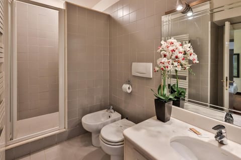 Shower, Toilet, Bathroom, bidet, towels