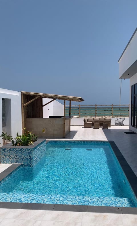 Patio, View (from property/room), Pool view, Sea view, Swimming pool
