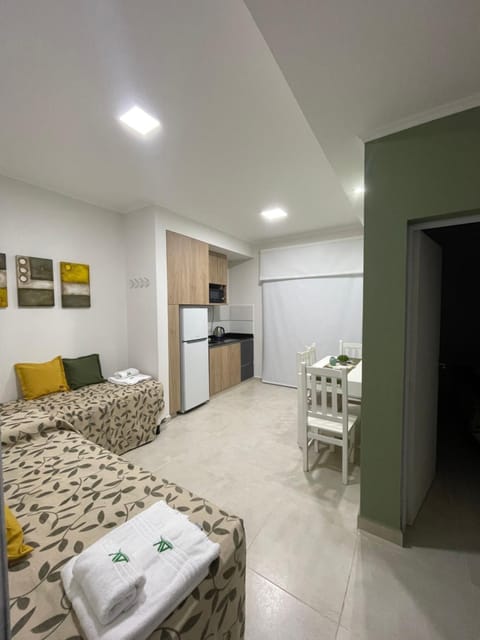 Kitchen or kitchenette, Living room, Dining area