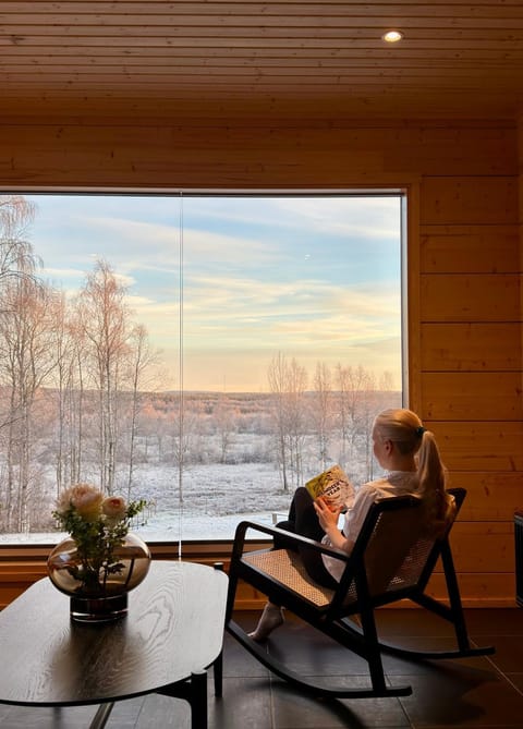 Natural landscape, Winter, View (from property/room), Living room
