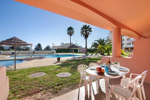 Property building, Living room, Swimming pool