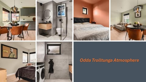 Bed, Bathroom, Living room, Photo of the whole room, Decorative detail, Seating area, Dining area, Bedroom, kitchen