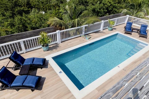 Pool view, sunbed