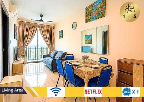 TV and multimedia, Living room, Seating area, Dining area