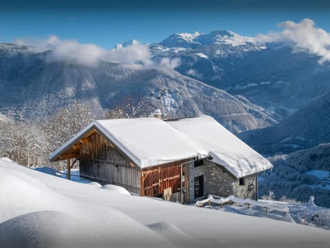 Property building, Day, Natural landscape, Winter, Mountain view