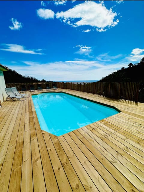 Natural landscape, View (from property/room), Sea view, Swimming pool
